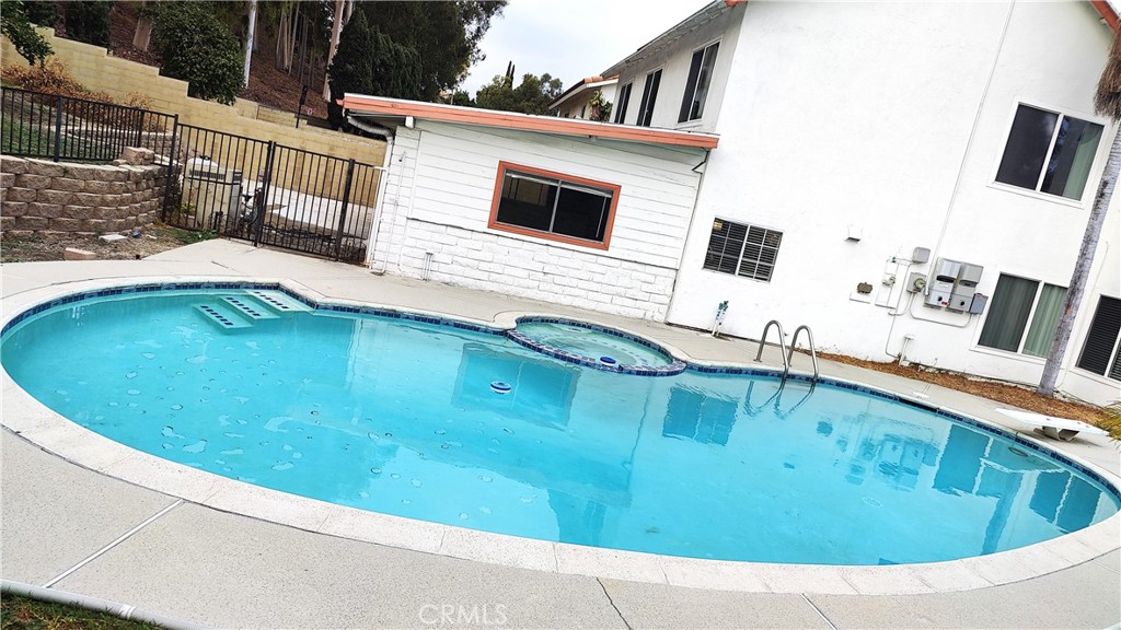 2821 Greenleaf Drive West Covina, CA 91792 - Photo 7 of 32 a view of outdoor kitchen and swimming pool