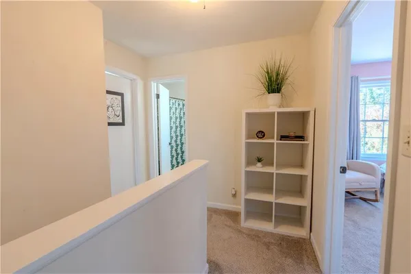 a view of livingroom with furniture and window