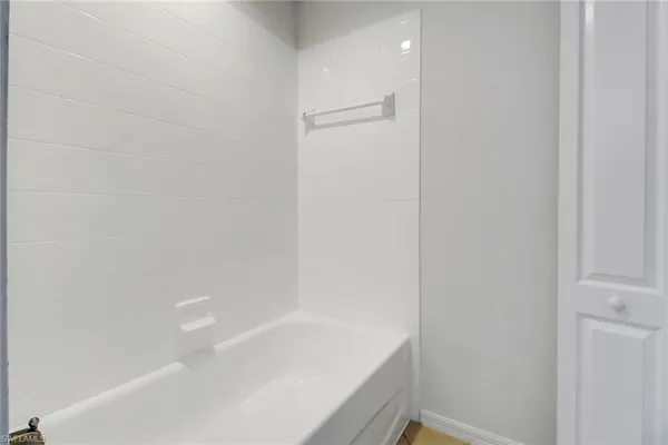 a close up of a bathtub