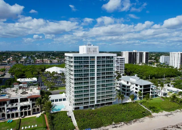 a view of a city with tall buildings