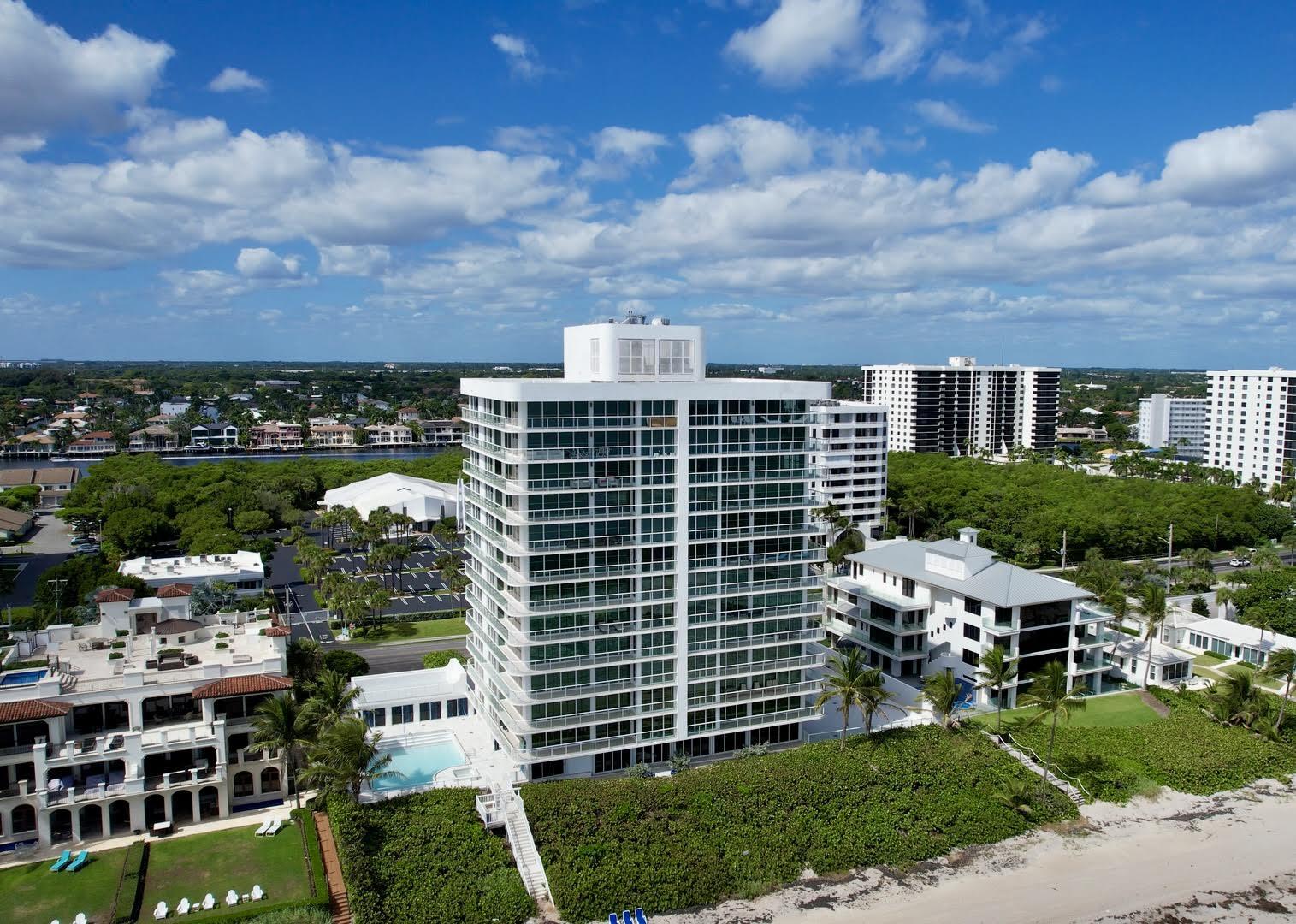 3505 South Ocean Boulevard, Unit 4S Highland Beach, FL 33487 - Photo 3 of 48 a view of a city with tall buildings