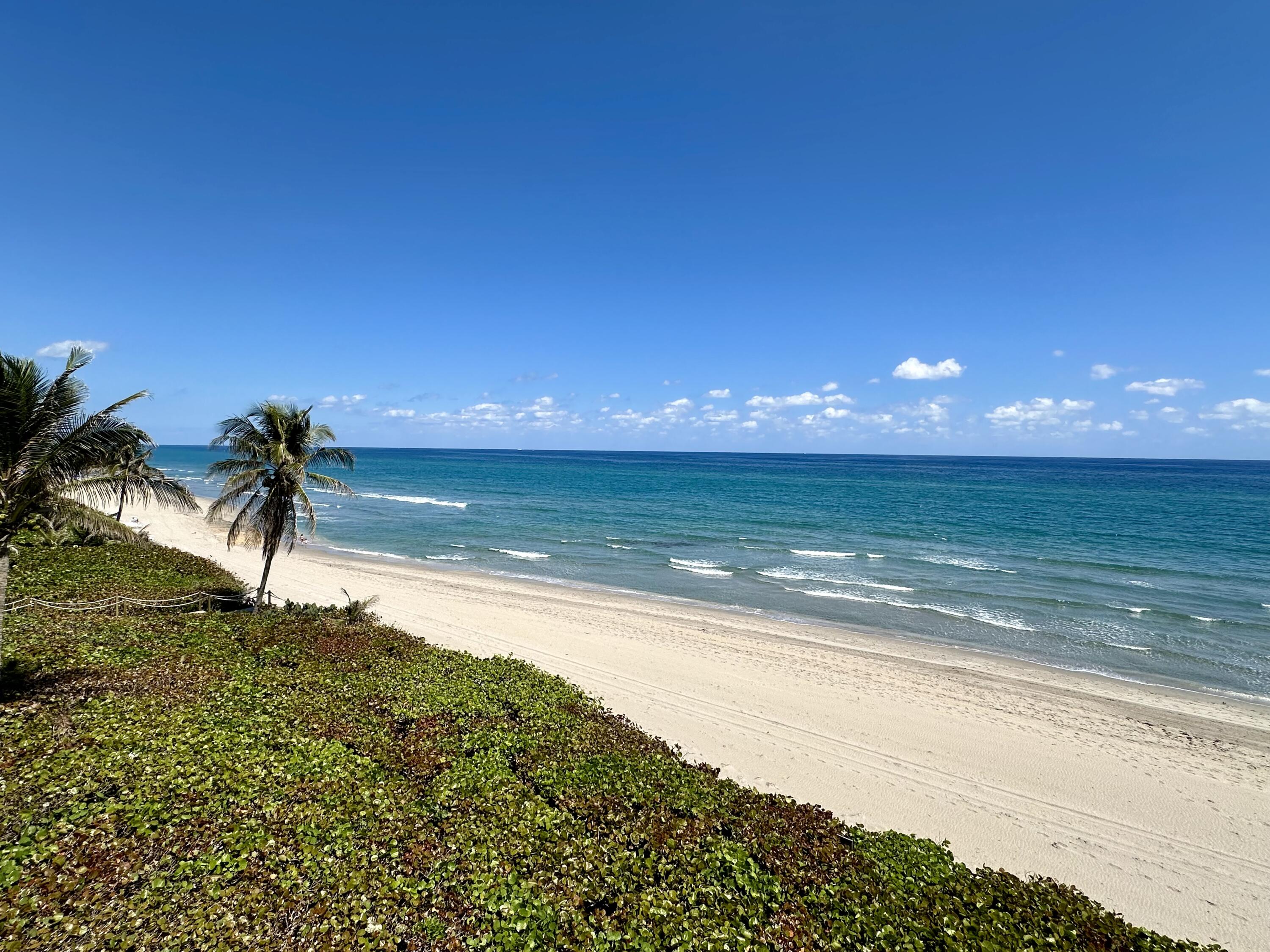 3505 South Ocean Boulevard, Unit 4S Highland Beach, FL 33487 - Photo 4 of 48 a view of an ocean and a beach