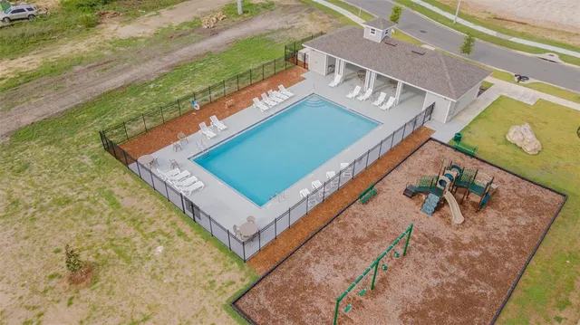 a view of a house with a swimming pool