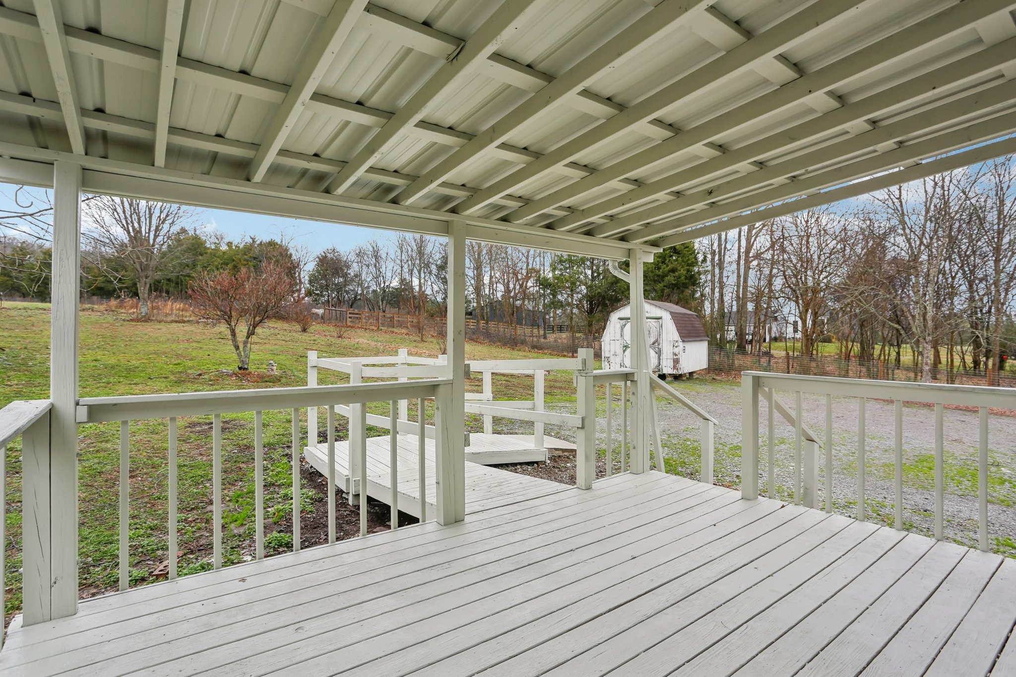1101 Bugscuffle Road Wartrace, TN 37183 - Photo 34 of 42 a view of outdoor space with wooden deck and seating space