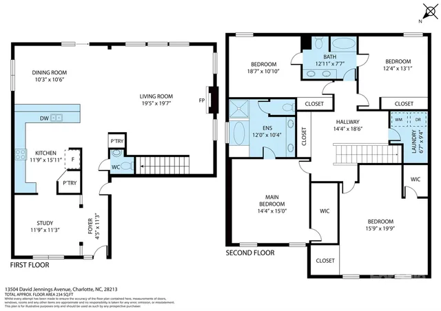 $500,000 | 13504 David Jennings Avenue, Charlotte, NC 28213