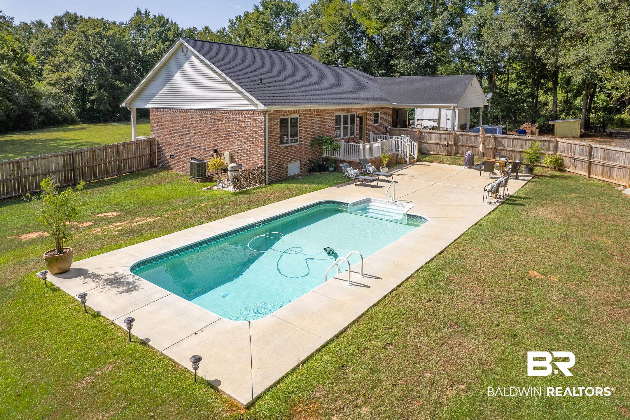 22424 Ard Road Robertsdale, AL 36567 - Photo 3 of 33 Back Yard Pool