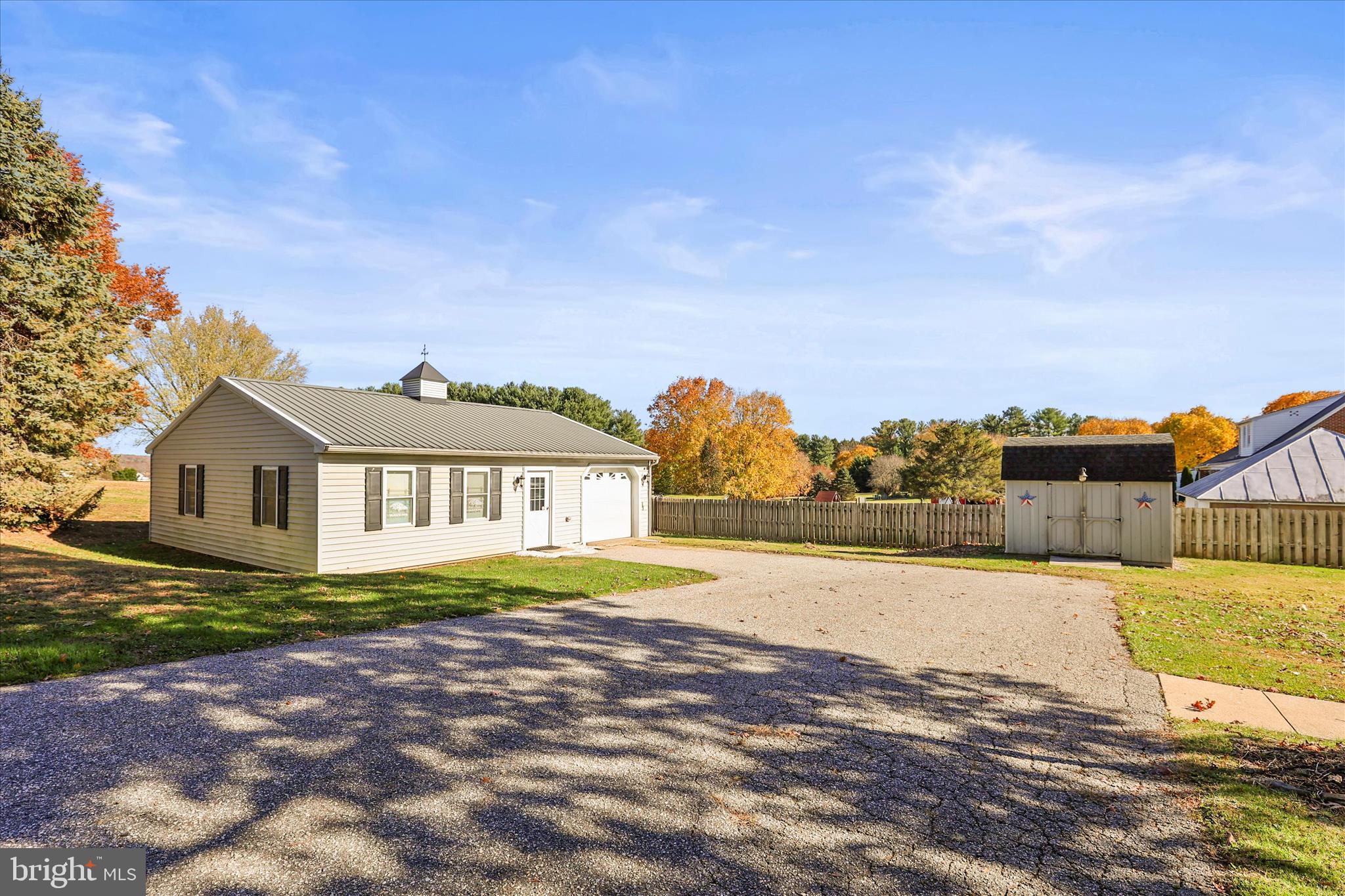 3220 Mt Carmel Road Upperco, MD 21155 - Photo 27 of 44 a view of a house with a big yard and large trees