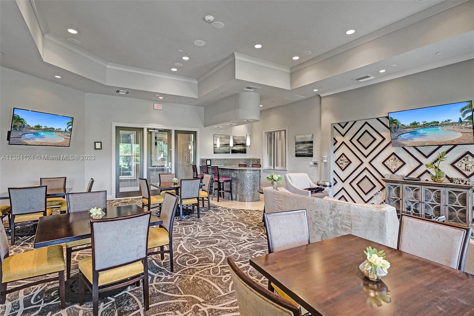 1033 Eucalyptus Drive Hollywood, FL 33021 - Photo 46 of 66 a living room with furniture and wooden floor
