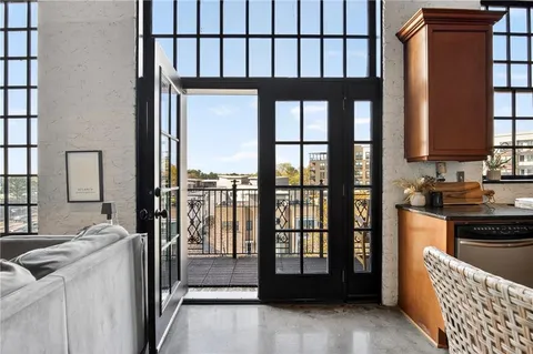 a view of a balcony
