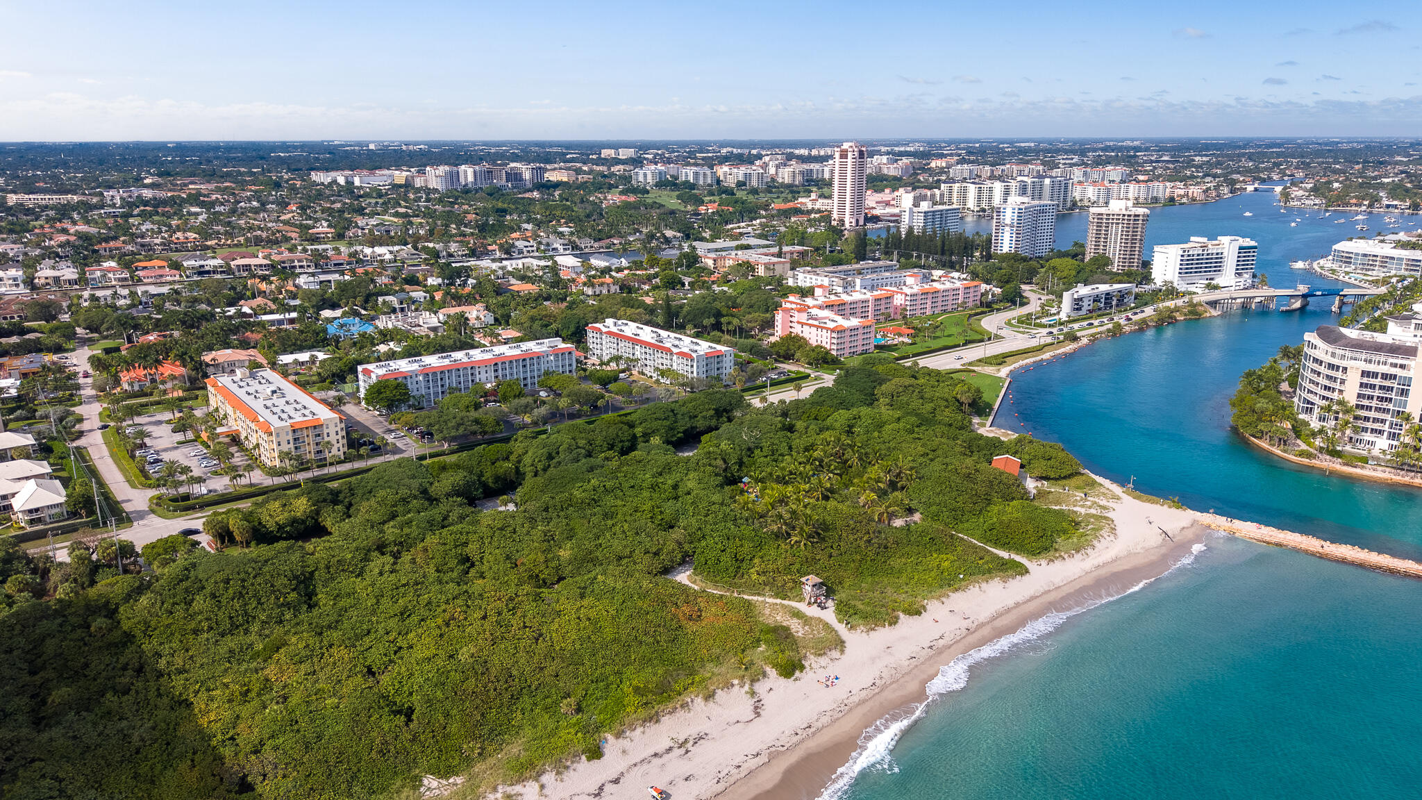 950 Ponce De Leon Road, Unit 401 Boca Raton, FL 33432 - Photo 2 of 35 an aerial view of residential houses with outdoor space