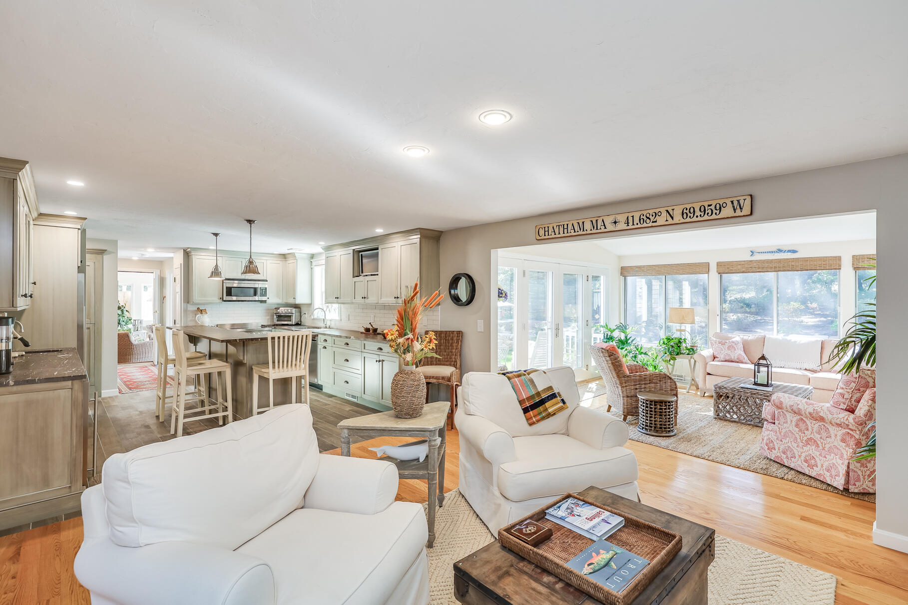 51 North Gate Road Chatham, MA 02633 - Photo 12 of 50 a living room with furniture and a large window