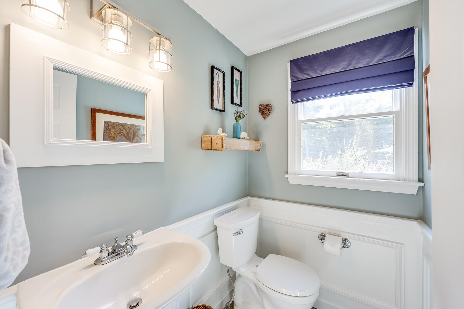51 North Gate Road Chatham, MA 02633 - Photo 24 of 50 a bathroom with a sink a mirror and a toilet
