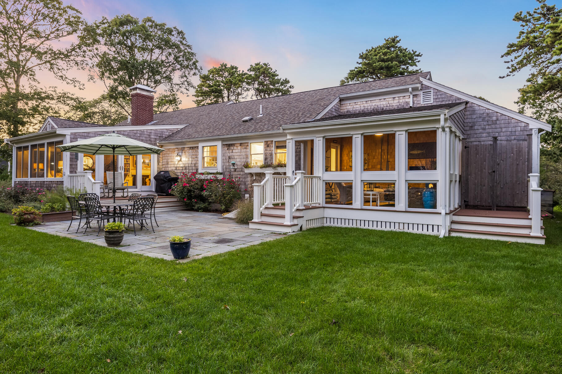 51 North Gate Road Chatham, MA 02633 - Photo 43 of 50 a view of an house with backyard porch and sitting area