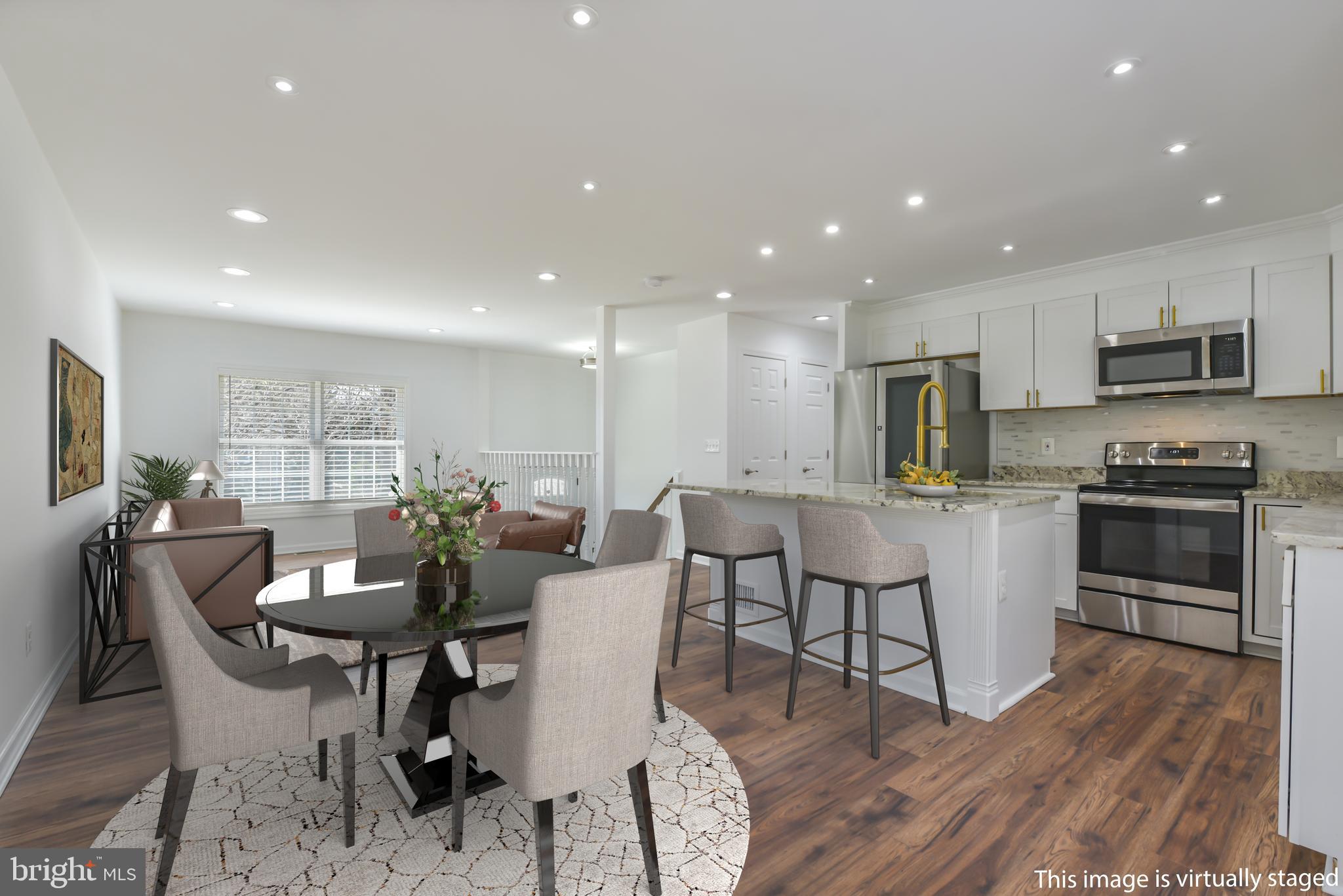 Dining Area & Living Room