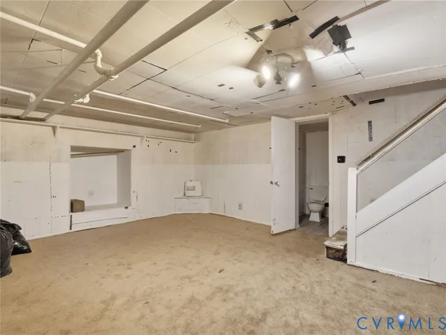 a view of an empty room