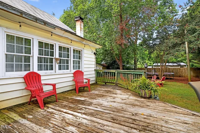 a view of a park with plants and trees