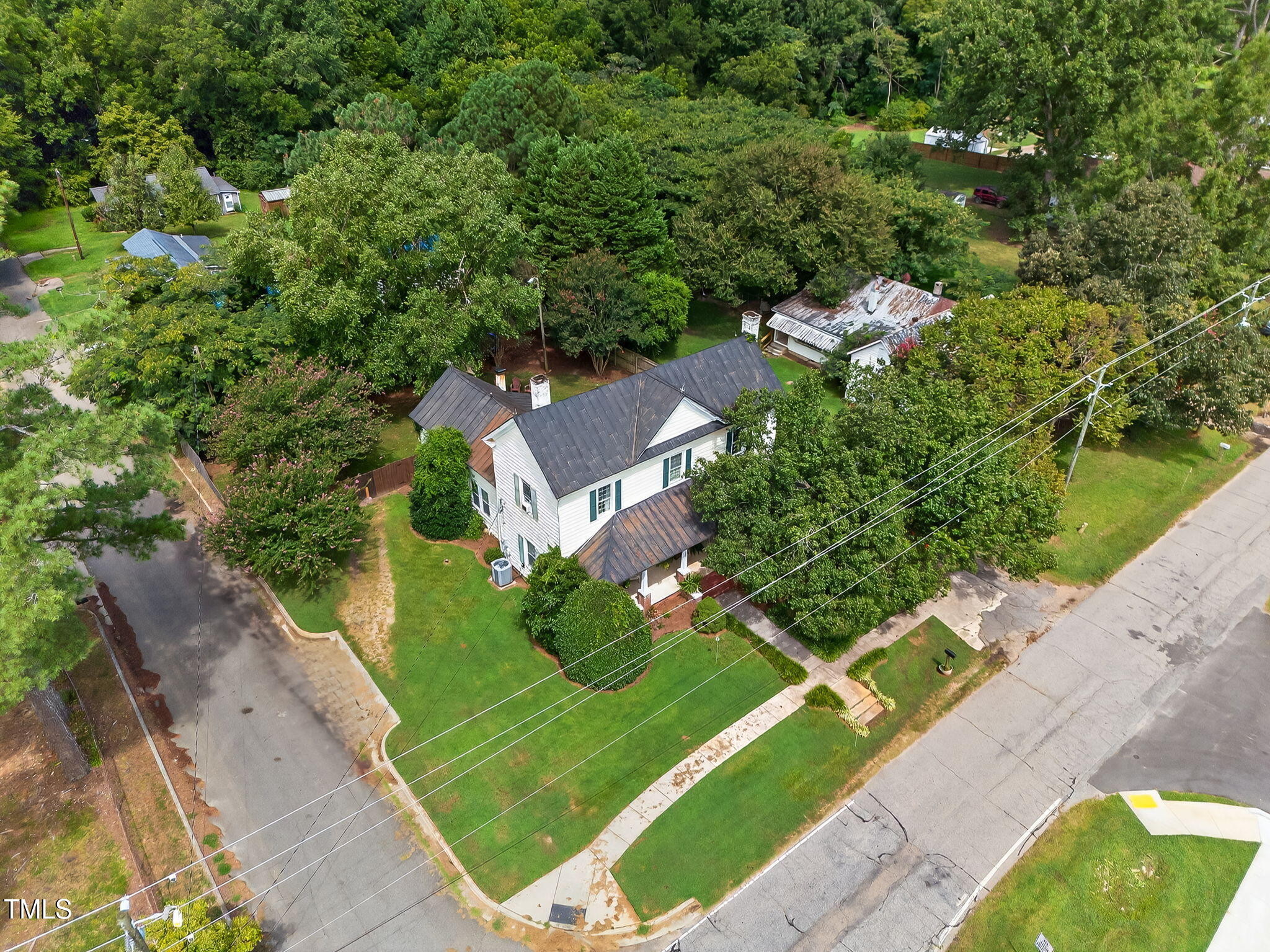 301 2nd Street Spring Hope, NC 27882 - Photo 44 of 49 an aerial view of a house with a yard