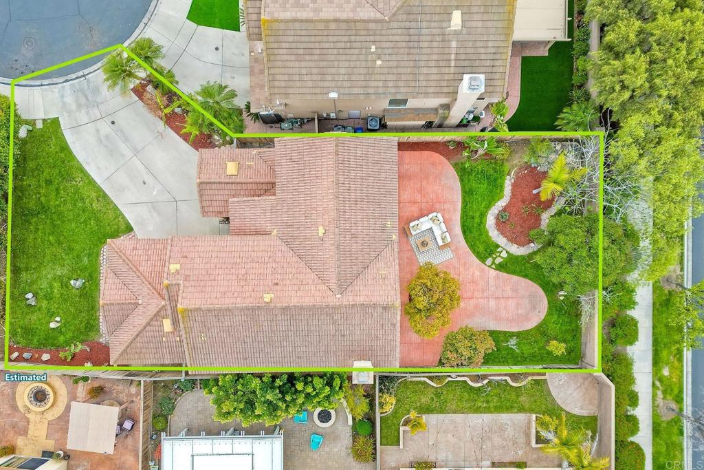 1120 Lassen Peak Place Chula Vista, CA 91913 - Photo 38 of 48 an aerial view of residential house with outdoor space and swimming pool