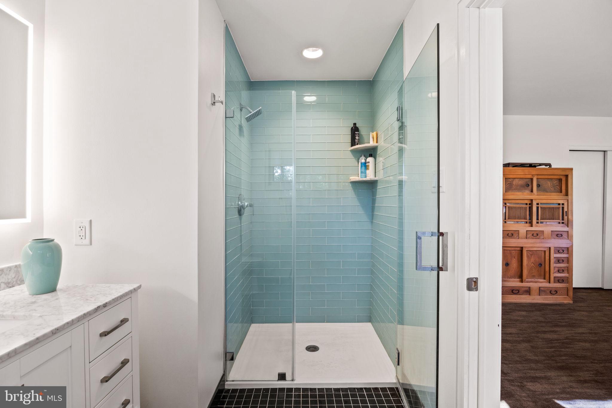 303 Glenway Road Glenside, PA 19038 - Photo 21 of 56 a bathroom with a sink a shower and a toilet