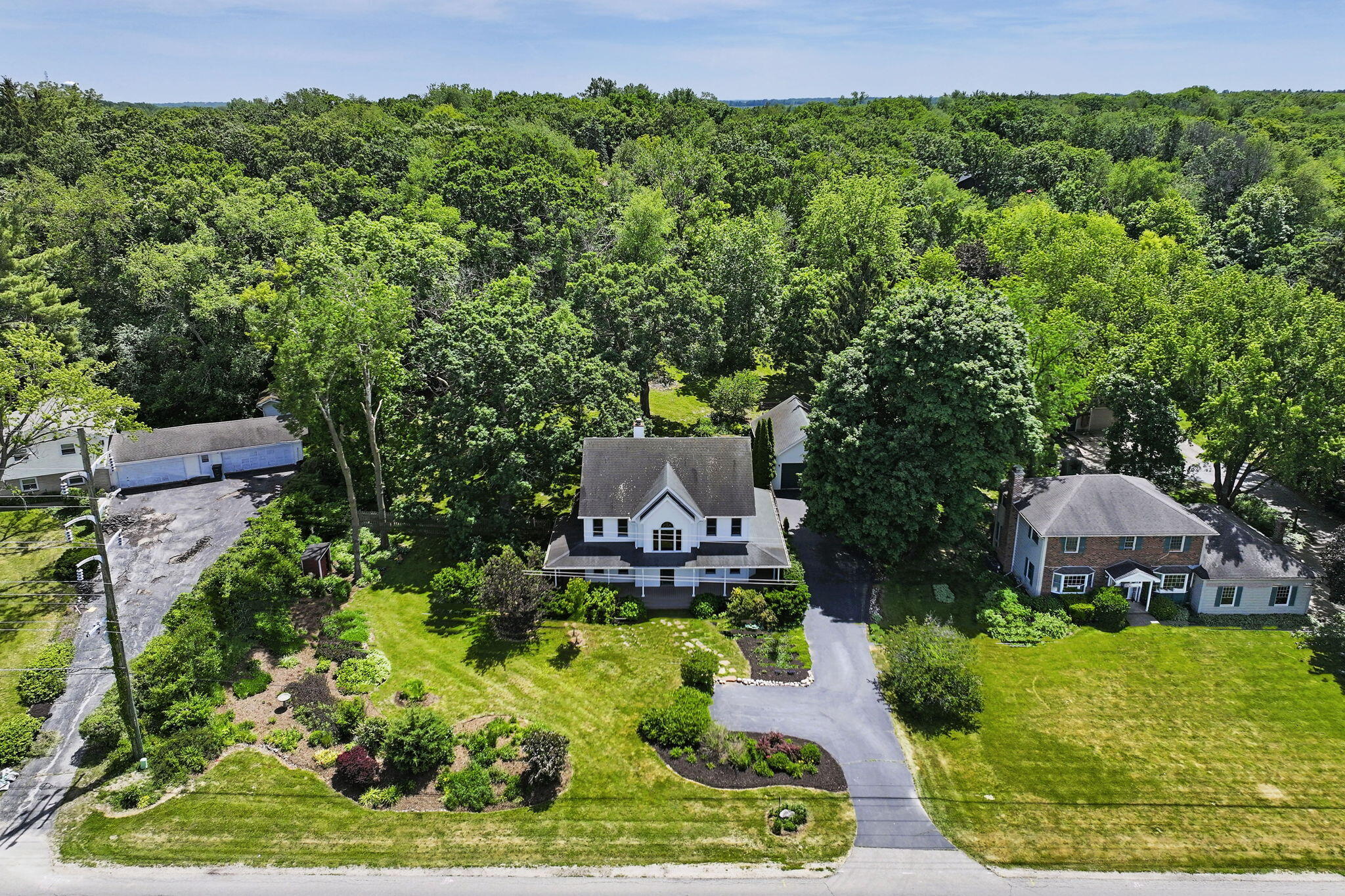 553 Twin Lakes Road Bloomfield, WI 53128 - Photo 36 of 43 over-head