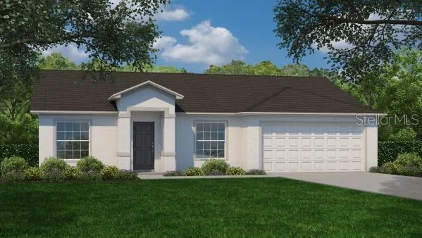 front view of house with a yard