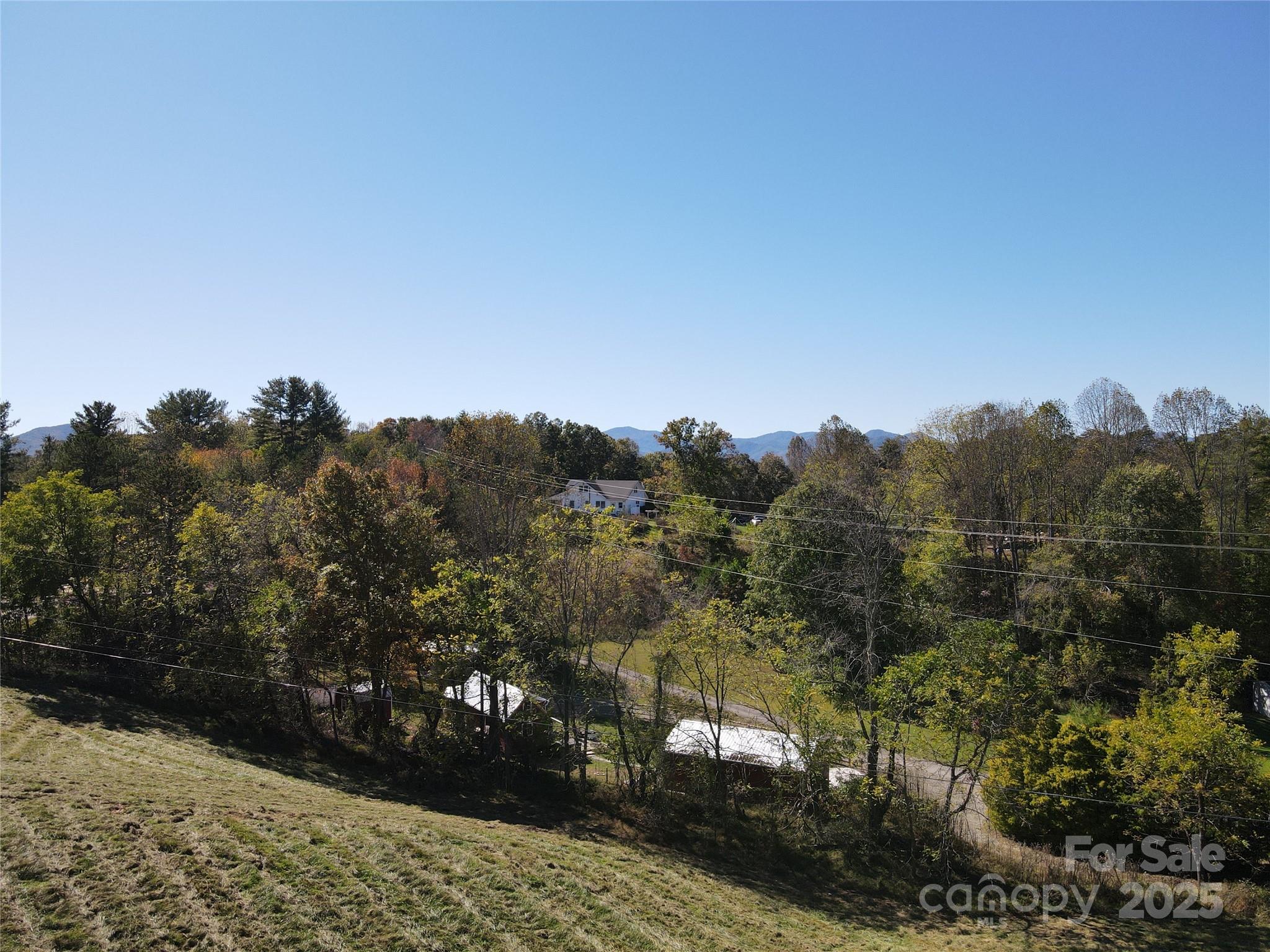 215 Old Macedonia Road Asheville, NC 28804 - Photo 10 of 32 a view of a city with lush green forest