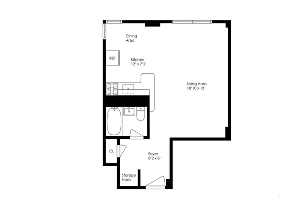 $400,000 | 235 Adams Street, Unit 9K | Downtown Brooklyn