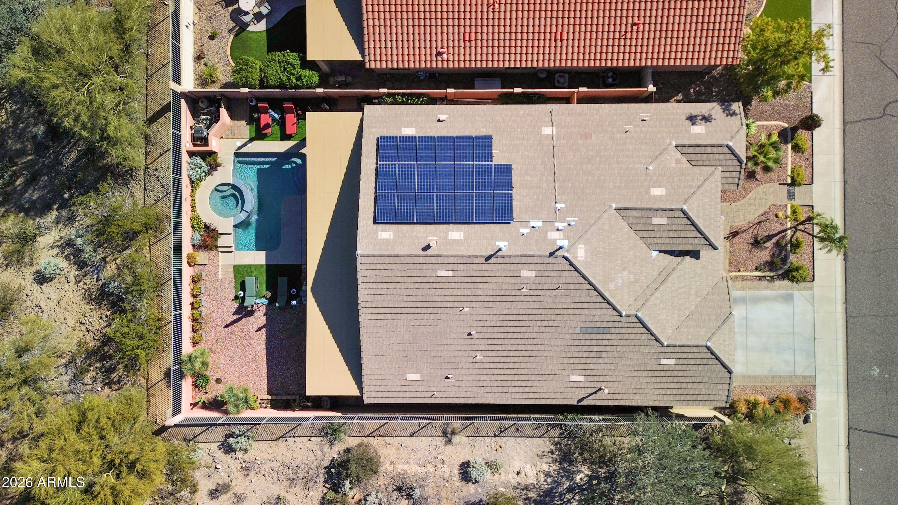 6530 West Bent Tree Drive Phoenix, AZ 85083 - Photo 7 of 42 an aerial view of a house with a yard