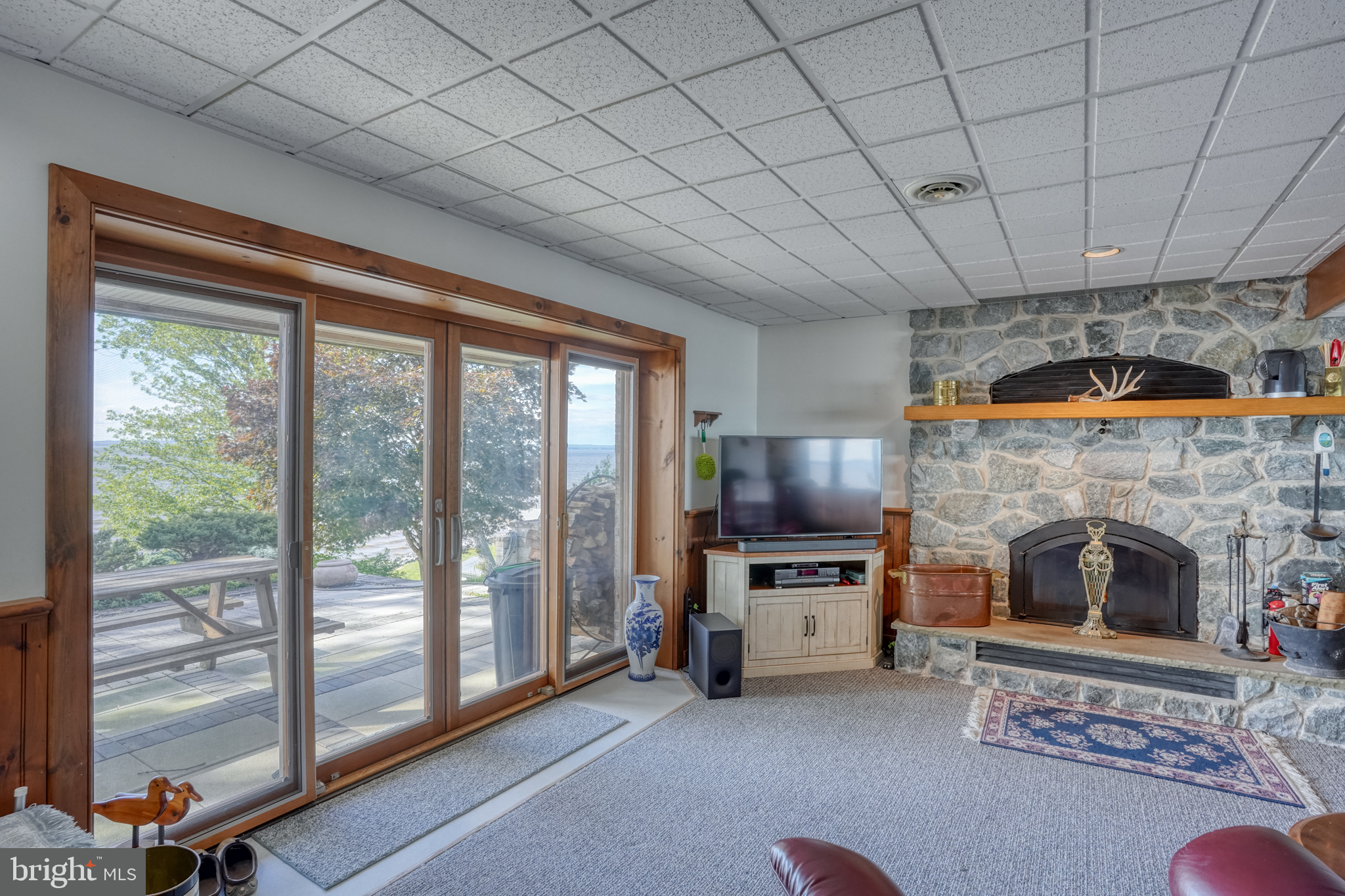 5343 Turkey Point Road North East, MD 21901 - Photo 69 of 83 Wood burning fireplace on lower level