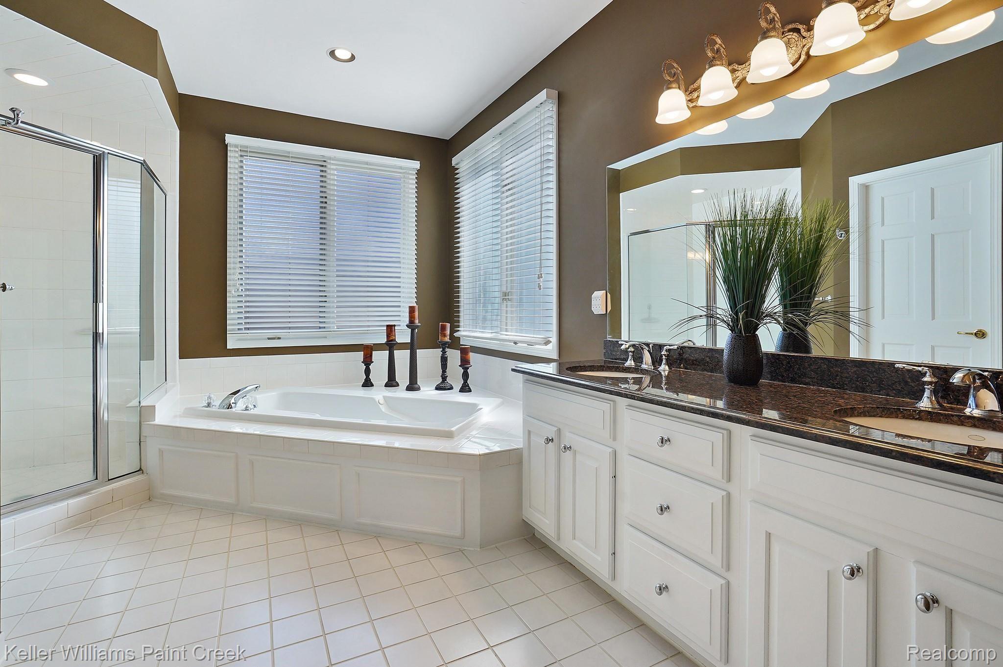 3599 Vineyard Springs Court Rochester, MI 48306 - Photo 28 of 62 Sumptuous Master EnSuite with jetted tub & dual sinks