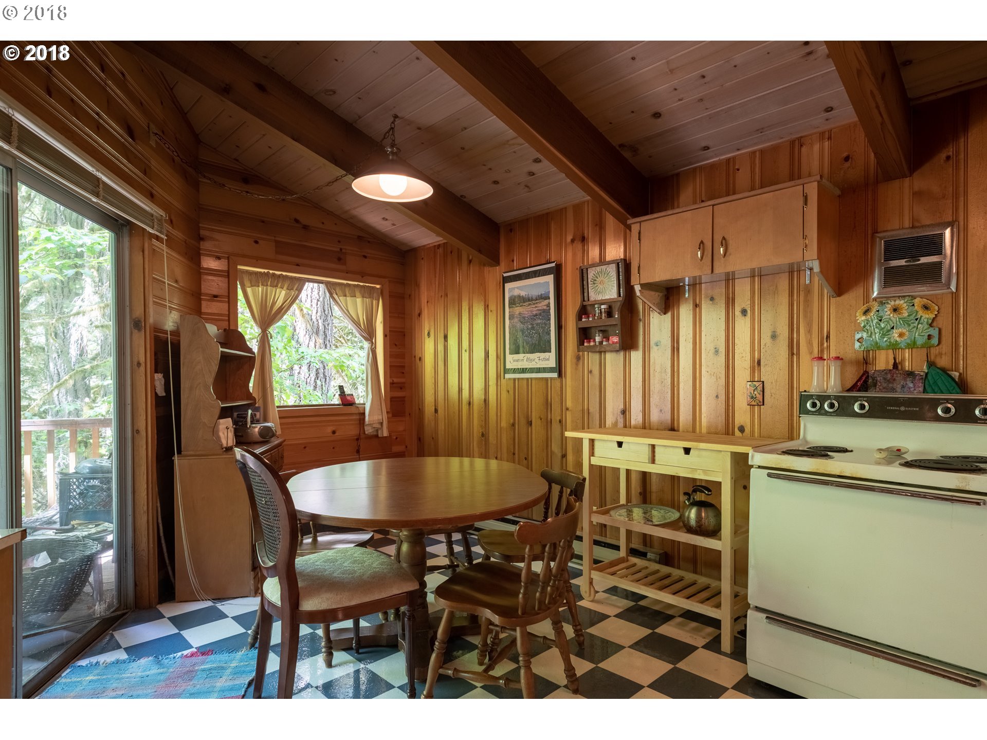 74856 Road 26, Unit 44 Rhododendron, OR 97049 - Photo 15 of 28 a dining room with furniture and window