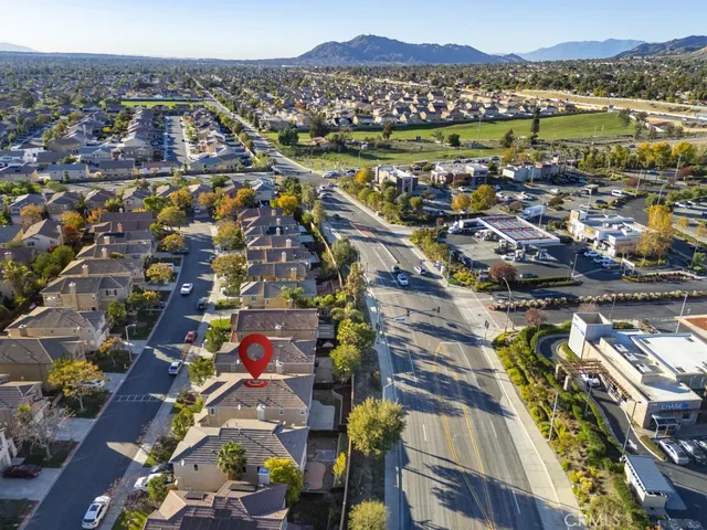 a view of lake and mountain