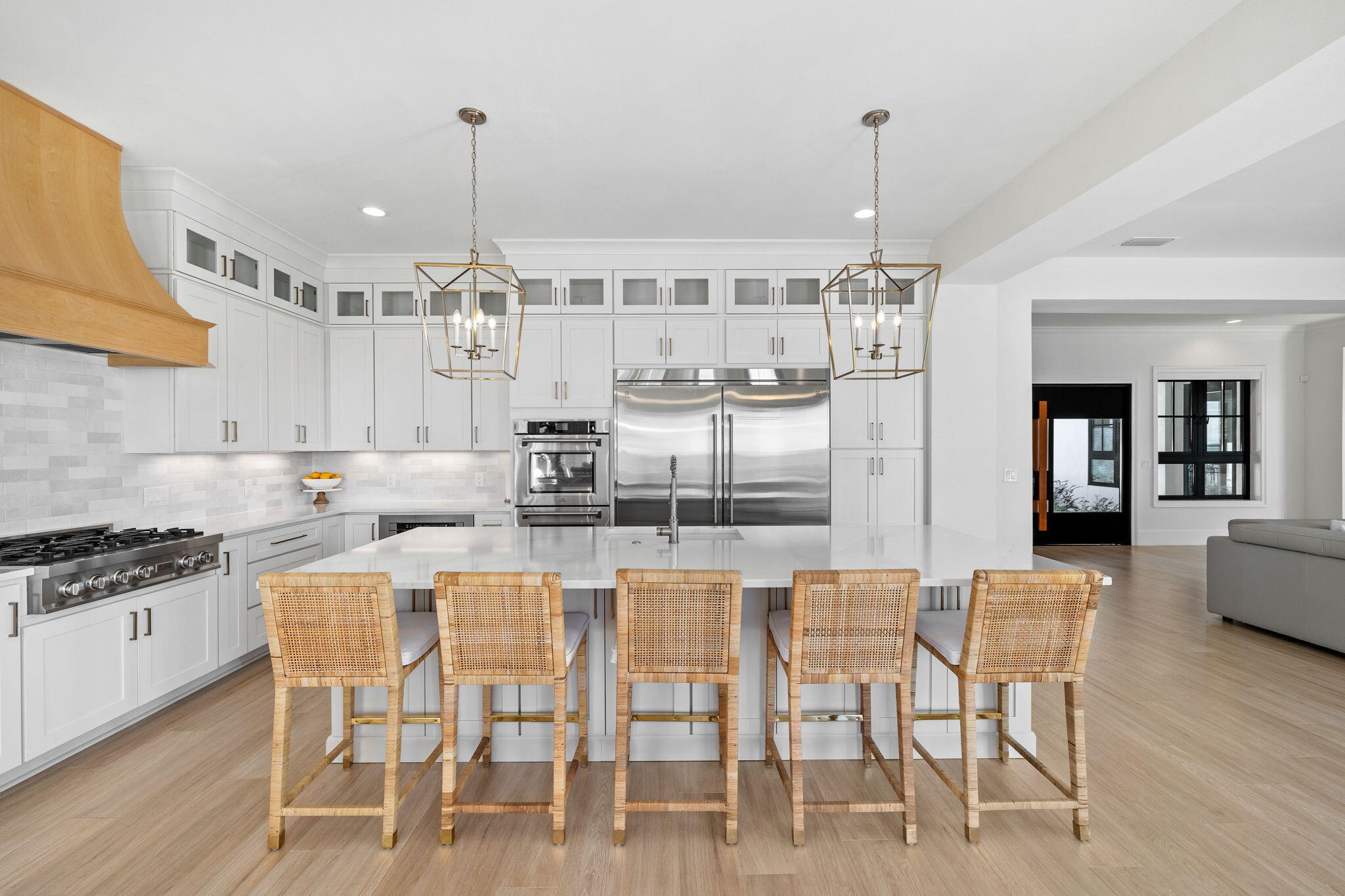 253 Driftwood Point Road Santa Rosa Beach, FL 32459 - Photo 20 of 109 a large kitchen with a table and chairs