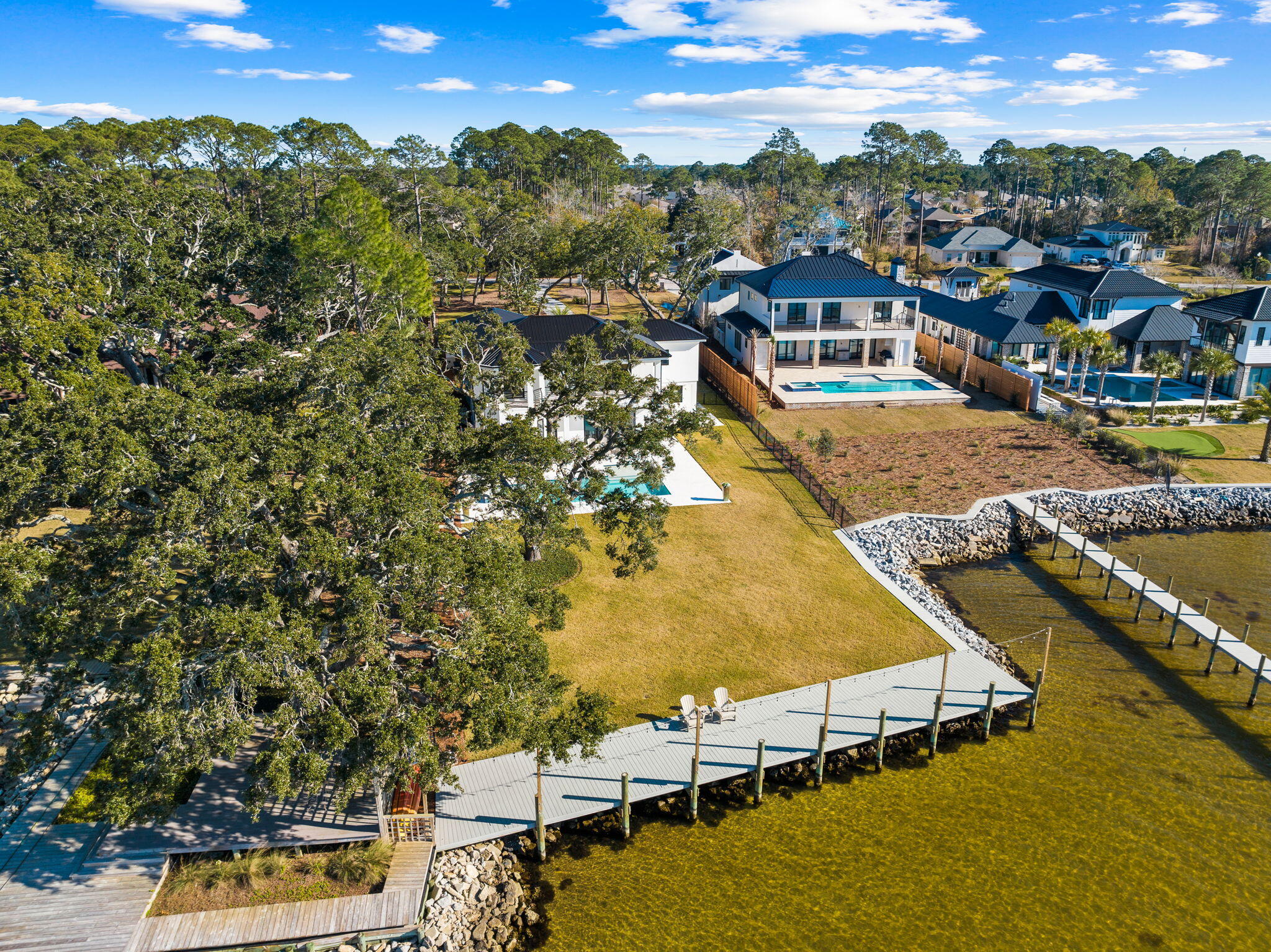 253 Driftwood Point Road Santa Rosa Beach, FL 32459 - Photo 76 of 109 a view of a city with an ocean