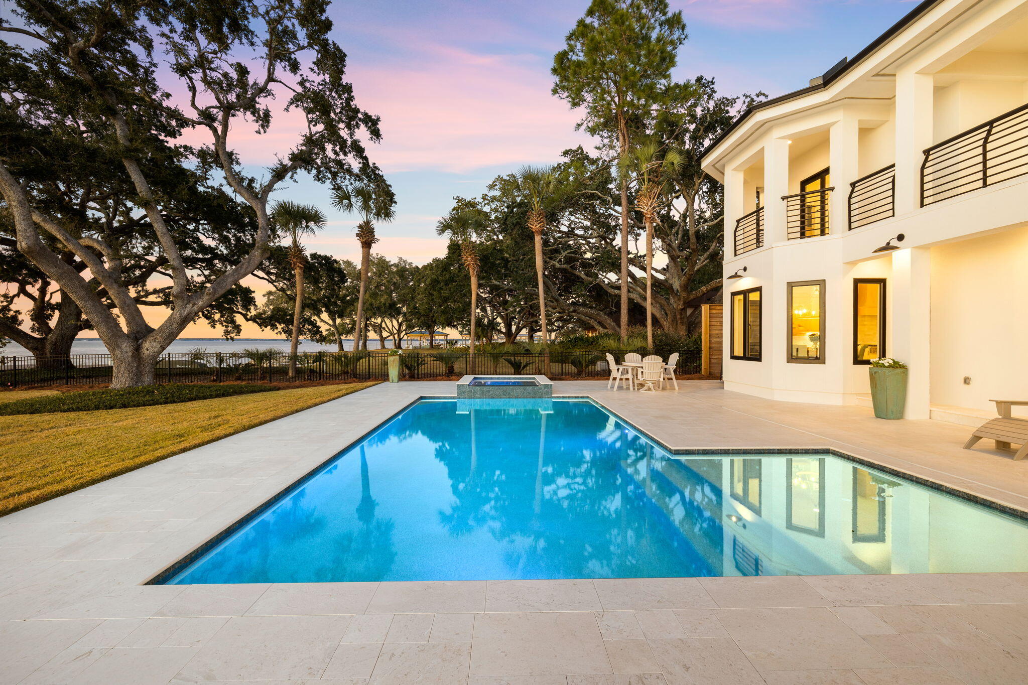 253 Driftwood Point Road Santa Rosa Beach, FL 32459 - Photo 8 of 109 a swimming pool with outdoor seating and yard