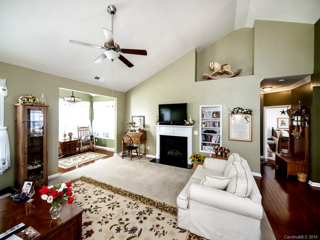 826 Solandra Way Tega Cay, SC 29708 - Photo 4 of 21 a living room with furniture fireplace and flat screen tv