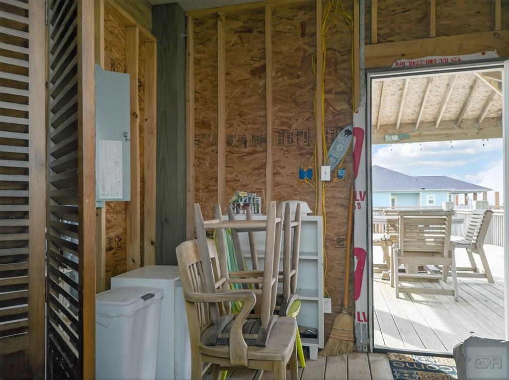 1739 Pompano Lane Crystal Beach, TX 77650 - Photo 13 of 20 a view of a balcony with chairs