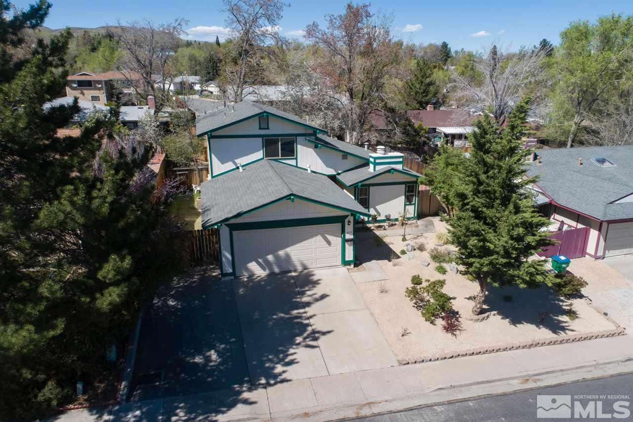 1845 Kings Row Reno, NV 89503 - Photo 2 of 25 an aerial view of a house