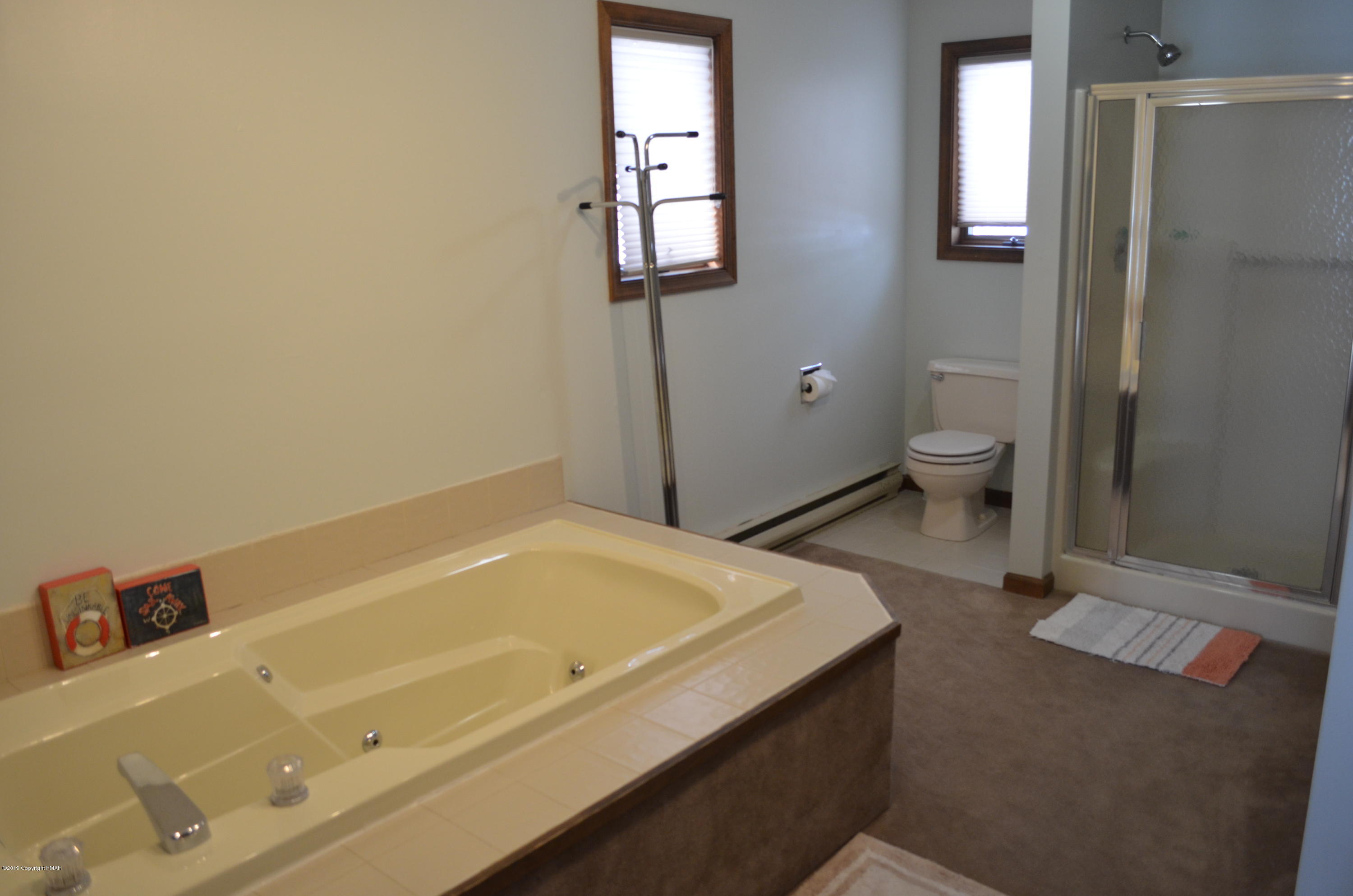 9 Birch Point Road Gouldsboro, PA 18424 - Photo 19 of 41 a bathroom with a sink and a toilet