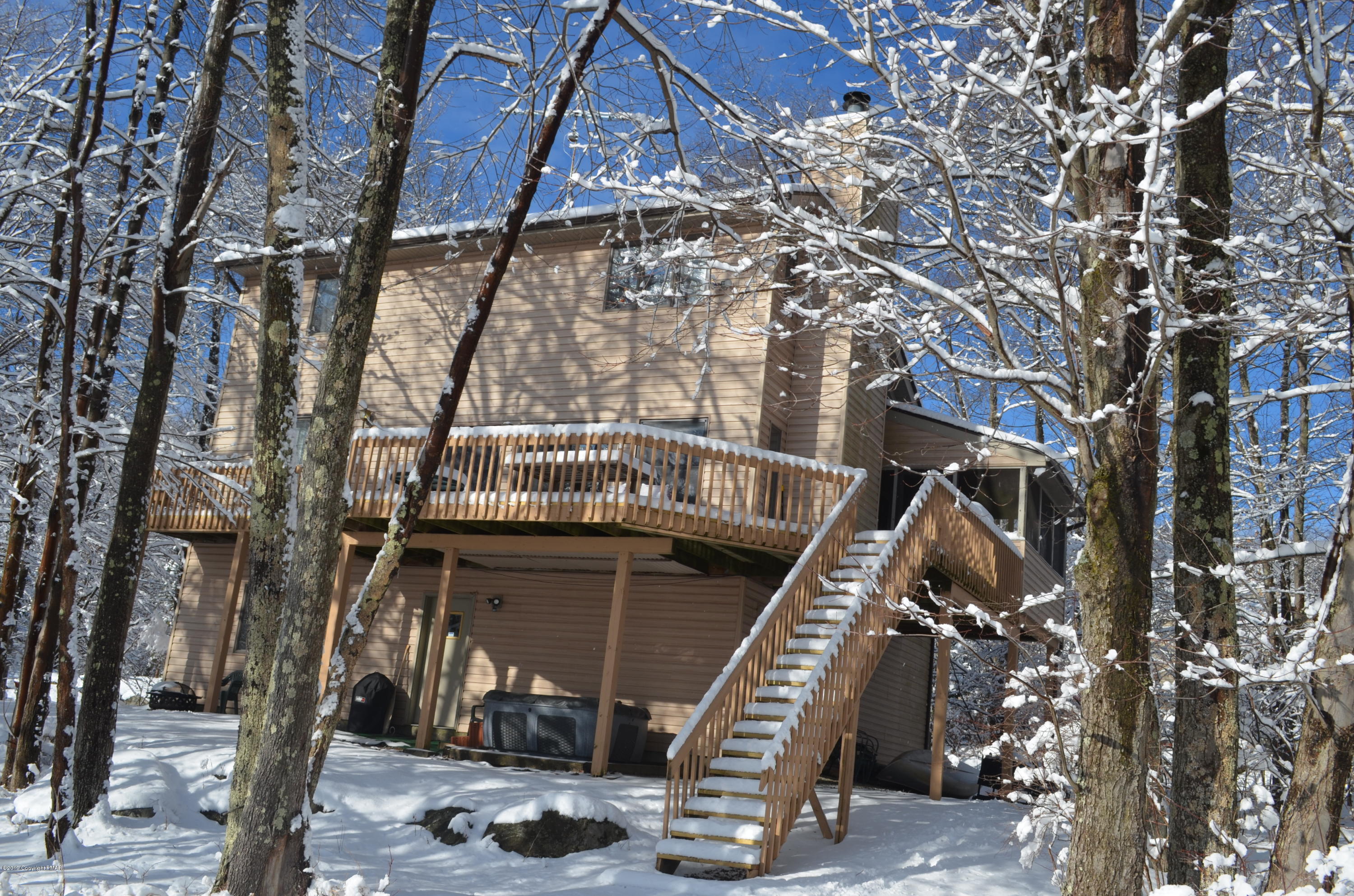 9 Birch Point Road Gouldsboro, PA 18424 - Photo 7 of 41 a view of a house with a tree