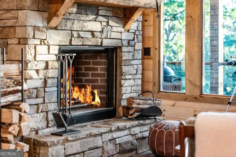 a view of deck with wooden floor and outdoor seating