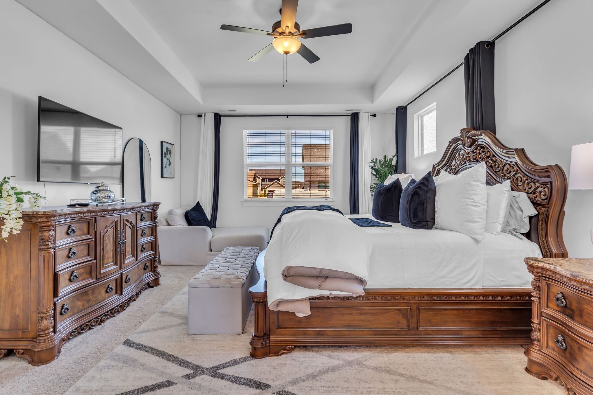 2404 Beaver Drive Murfreesboro, TN 37128 - Photo 21 of 42 a bedroom with furniture and a window