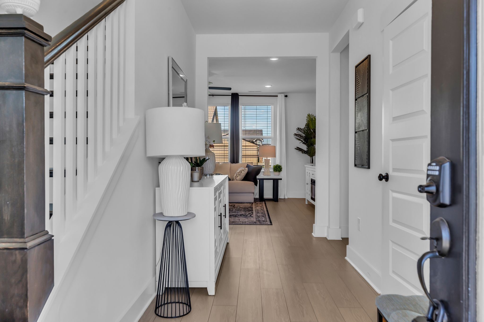 2404 Beaver Drive Murfreesboro, TN 37128 - Photo 7 of 42 a view of living room with furniture and wooden floor