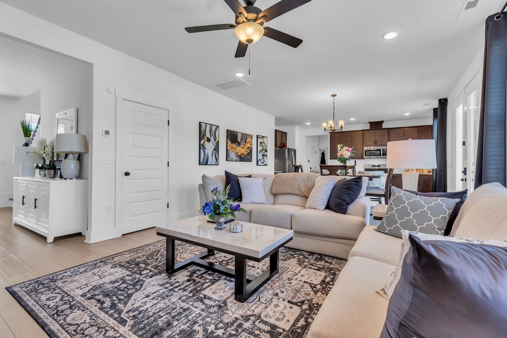 2404 Beaver Drive Murfreesboro, TN 37128 - Photo 10 of 42 a living room with furniture and wooden floor