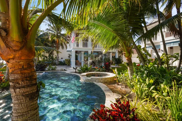 a view of a terrace with a garden