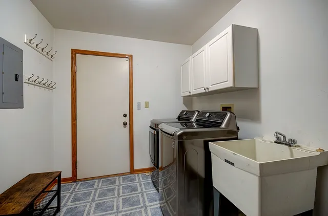 a view of a kitchen from a sink