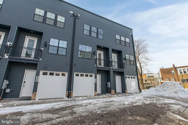 a picture of a bench in front of door