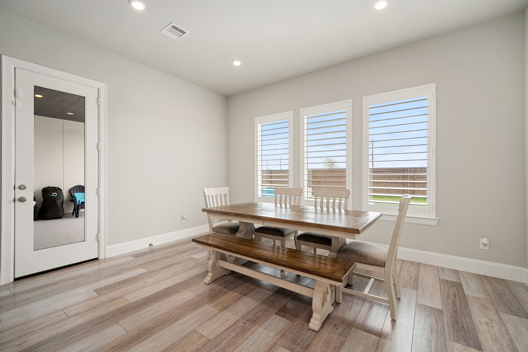 6203 Silver Lk Lane Manvel, TX 77578 - Photo 14 of 50 a reading room with wooden floor and furniture