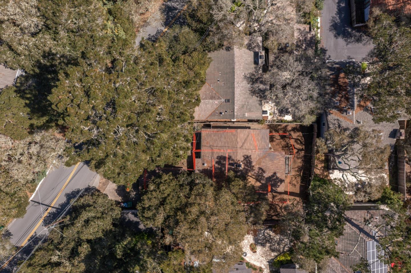 2 Mission Street Carmel, CA 93923 - Photo 31 of 31 a aerial view of a house with a yard