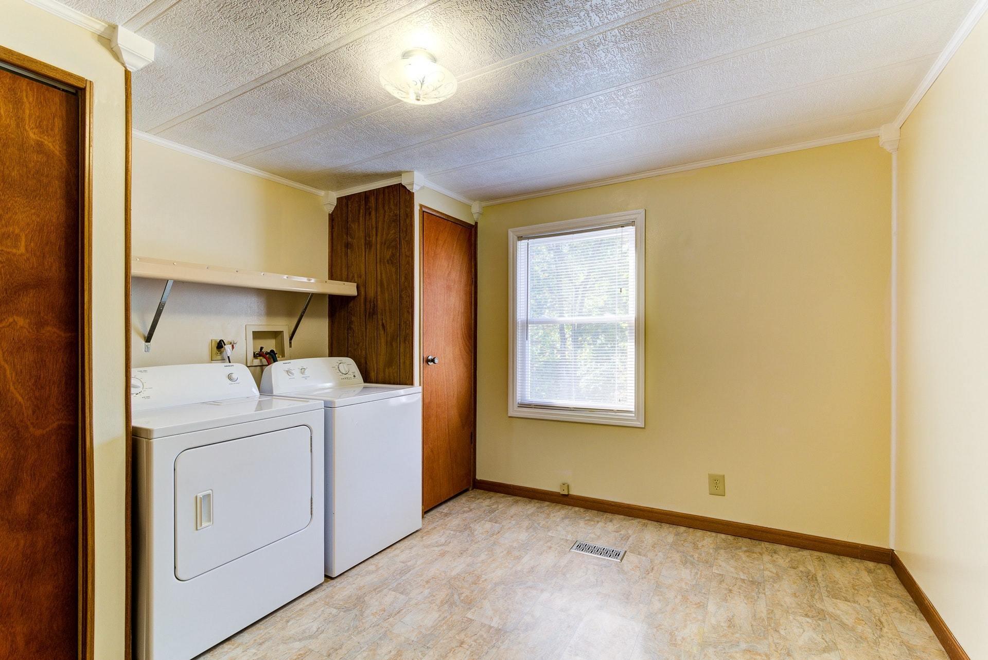 1103 Milton Road Blue Ridge, VA 24064 - Photo 21 of 29 a view of livingroom with washer and dryer
